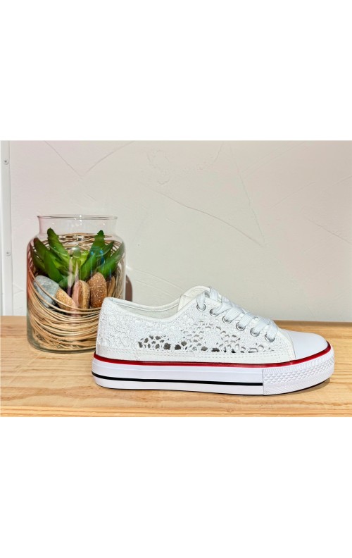 DEPORTIVA CROCHET WHITE