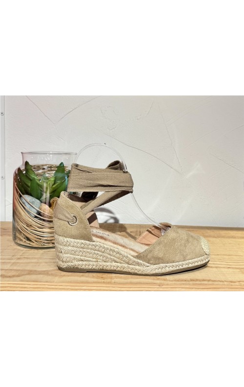 ALPARGATA CUÑA BEIGE