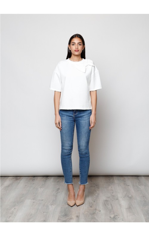 CAMISETA LAZO BLANCO