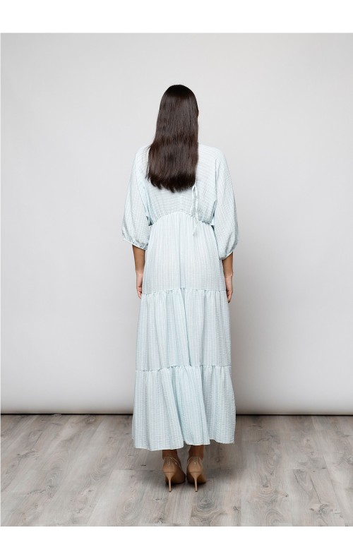 VESTIDO ESTEFANIA VERDE AGUA