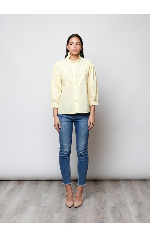 CAMISA BORDADOS AMARILLO