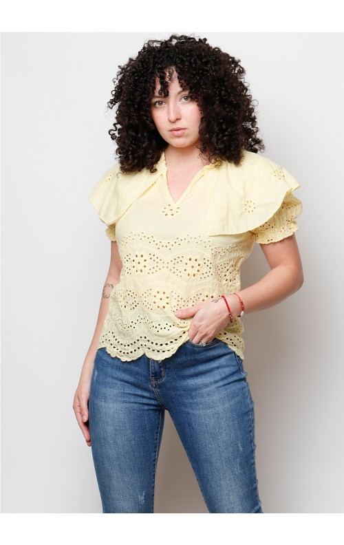 BLUSA CAPA AMARILLO