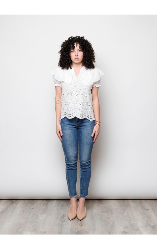 BLUSA CAPA BLANCO