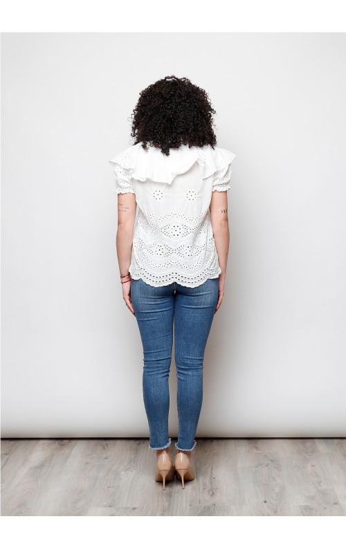 BLUSA CAPA BLANCO