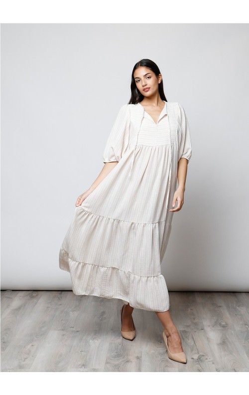 VESTIDO AINARA BEIGE