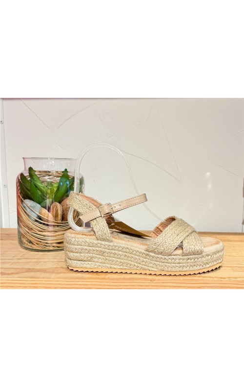 SANDALIA IBIZA BEIGE