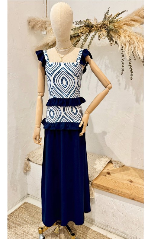 VESTIDO ROCIO MARINO