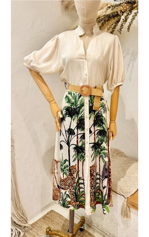 VESTIDO AFRICA BEIGE