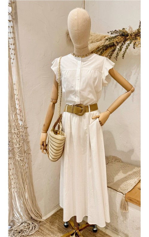 FALDA GRECIA BLANCO