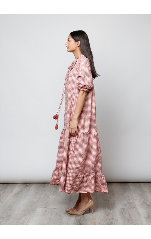 VESTIDO BELEN TEJA 2