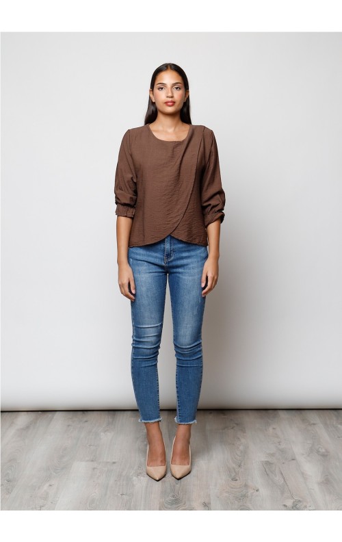 BLUSA SENSE CHOCO