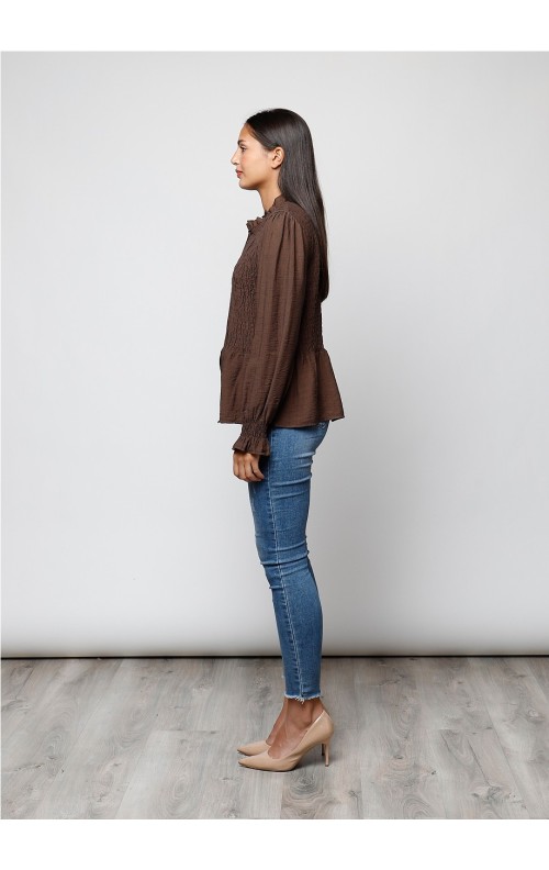 BLUSA SENSE CHOCO