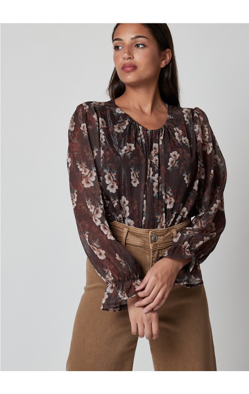 BLUSA AMAYA CHOCO