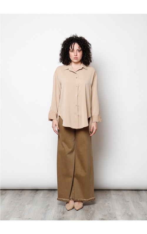 CAMISA OVER BEIGE