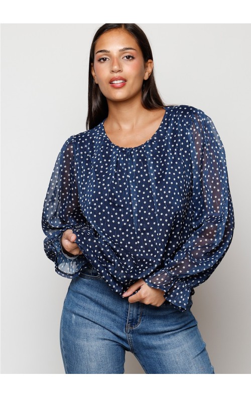 BLUSA TOPITOS MARINO 2