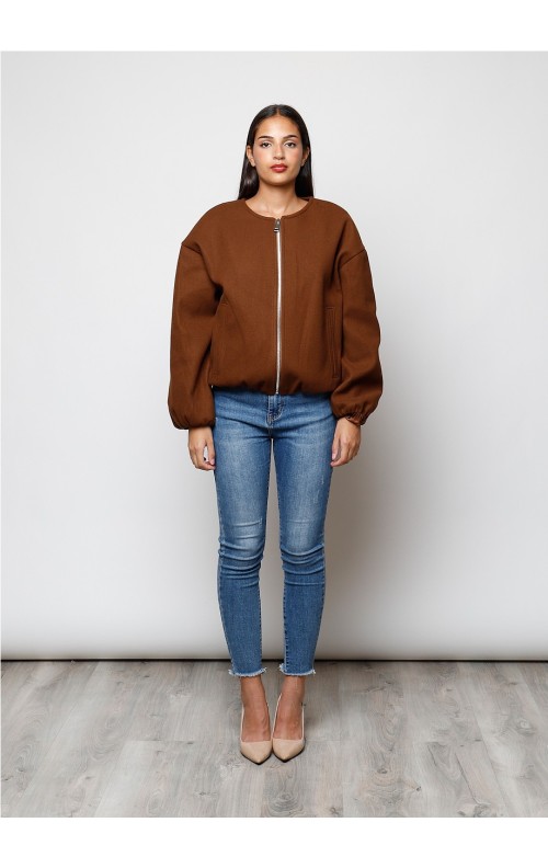 BOMBER SENSE MARRON