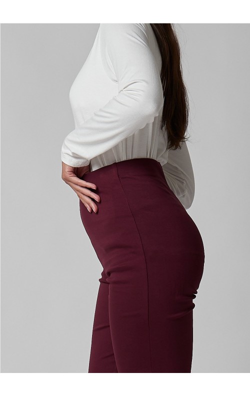 PANTALON SENSE BURDEOS