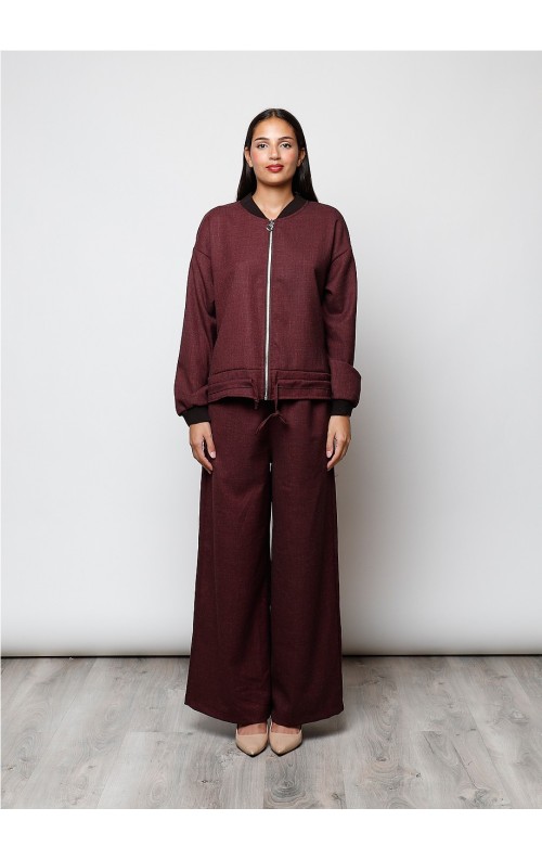 PANTALON BOMBAY GRANATE