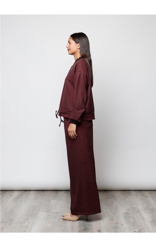 PANTALON BOMBAY GRANATE