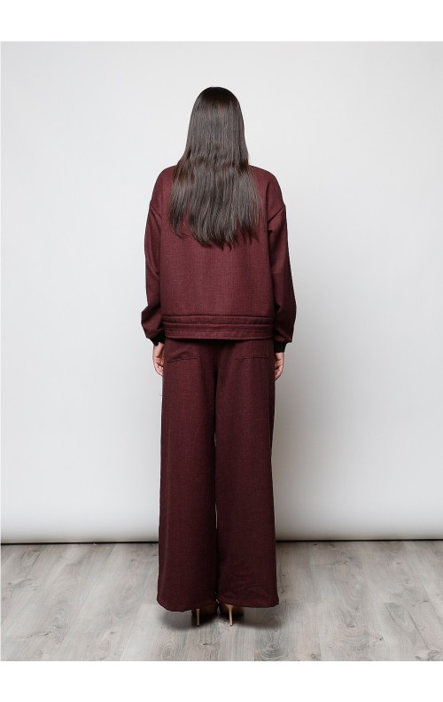 PANTALON BOMBAY GRANATE