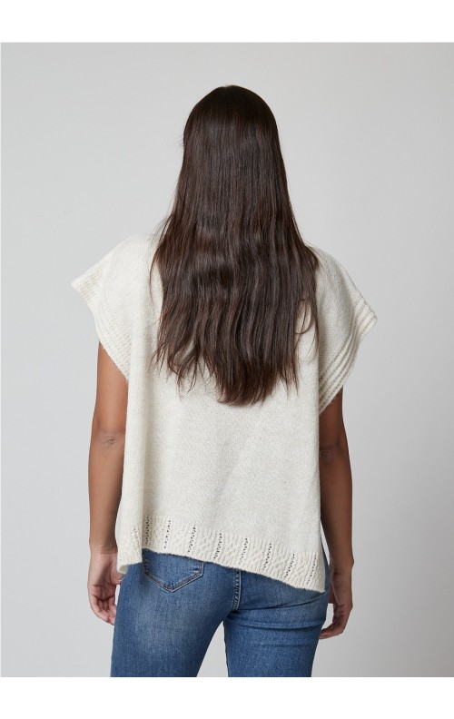 PONCHO LAZOS BEIGE