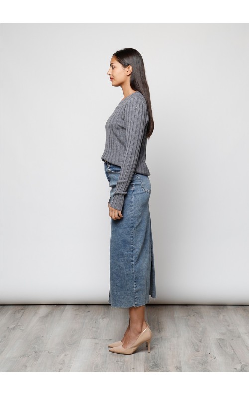 JERSEY MINI BRILLO GRIS