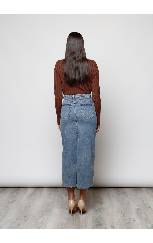 JERSEY MINI BRILLO MARRON