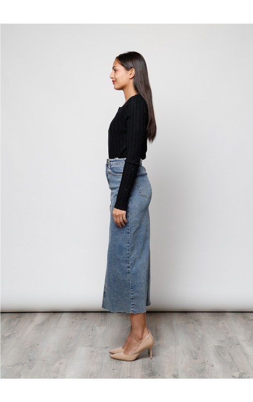 JERSEY MINI BRILLO NEGRO