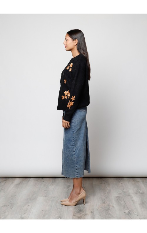JERSEY BORDADOS NEGRO