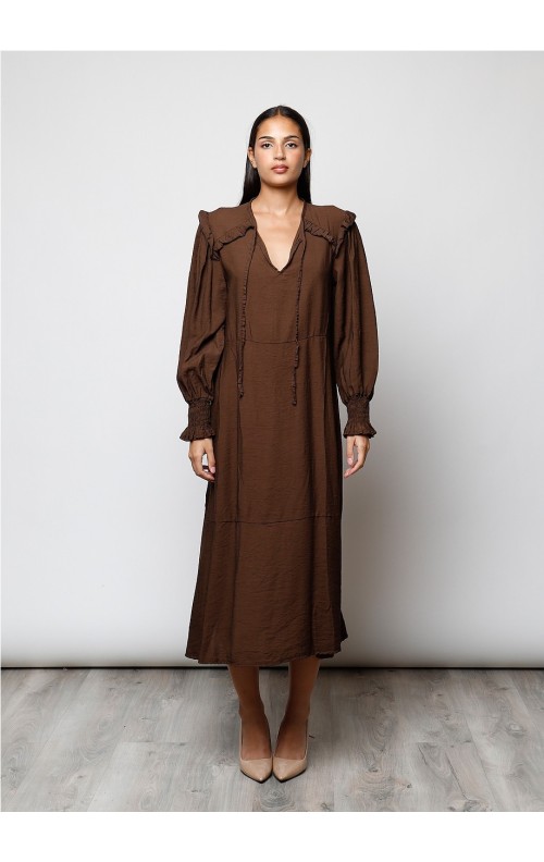 VESTIDO OLIVIA CHOCO