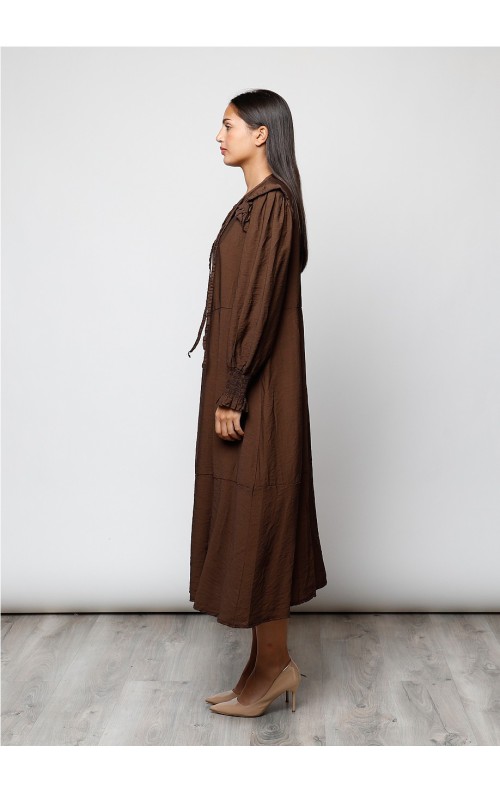 VESTIDO OLIVIA CHOCO