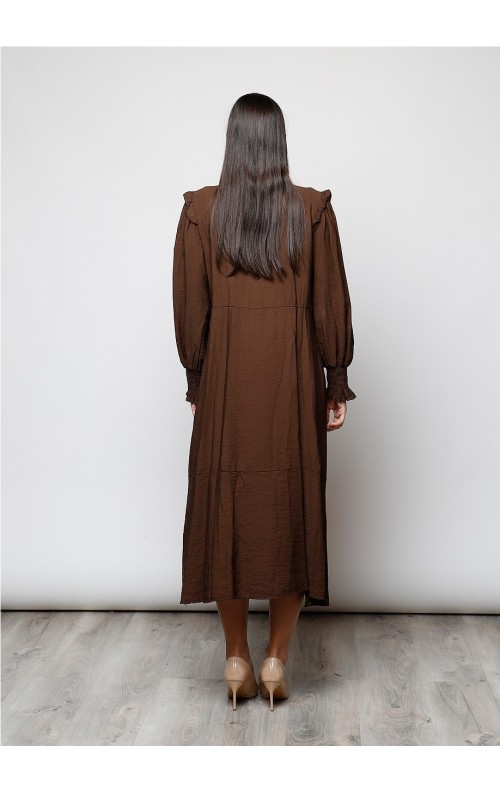 VESTIDO OLIVIA CHOCO