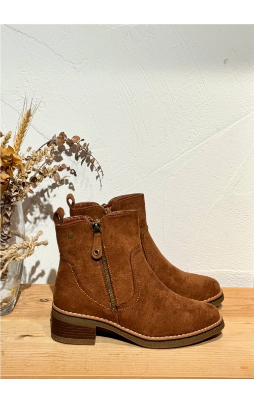 BOTIN CREMALLERA CAMEL