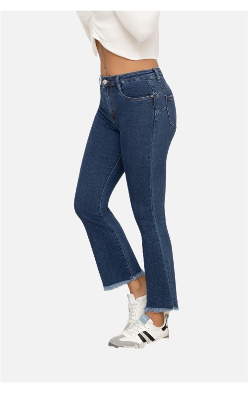 FLARED COLORES DENIM
