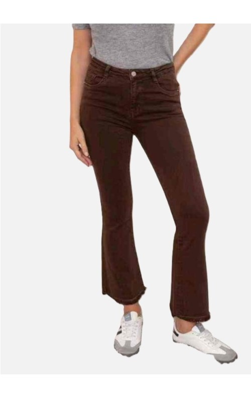 FLARED COLORES CHOCO