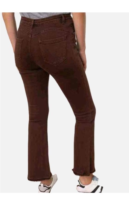 FLARED COLORES CHOCO