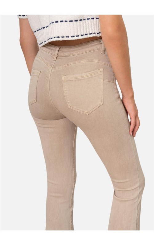 FLARED COLORES BEIGE