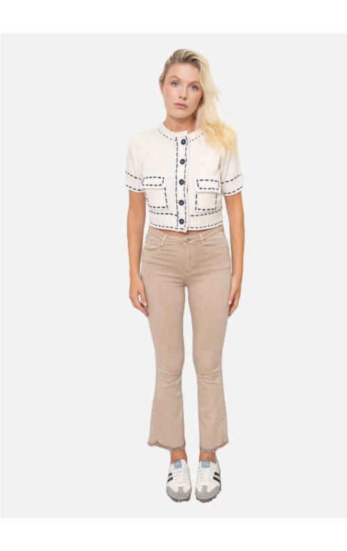 FLARED COLORES BEIGE