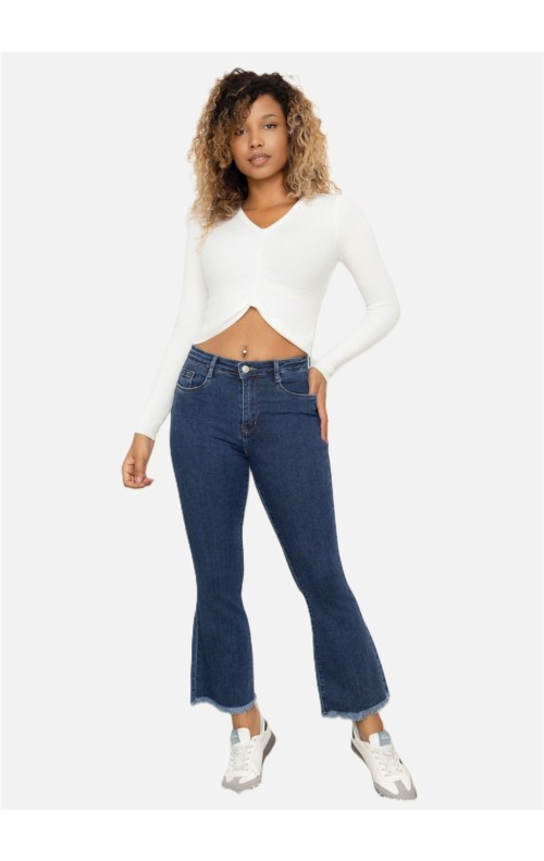 FLARED COLORES DENIM