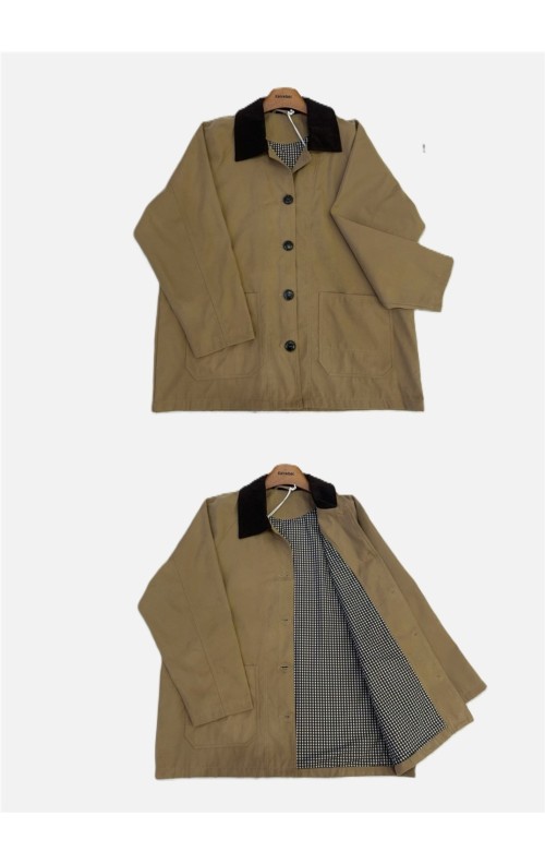 CAZADORA MANCHESTER CAMEL