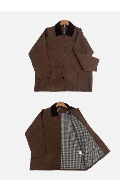 CAZADORA MANCHESTER MARRON