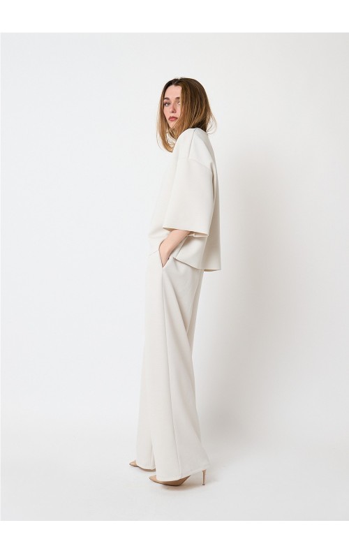 SUDADERA OVER BEIGE 2