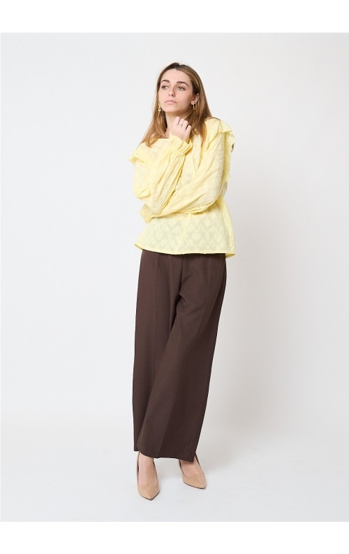Blusa texturas AMARILLO