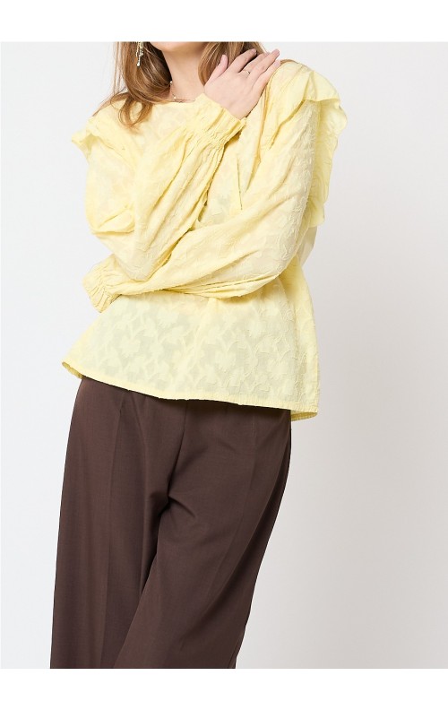 Blusa texturas AMARILLO