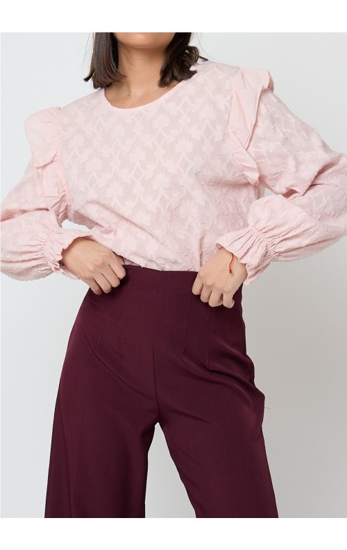 Blusa texturas ROSA