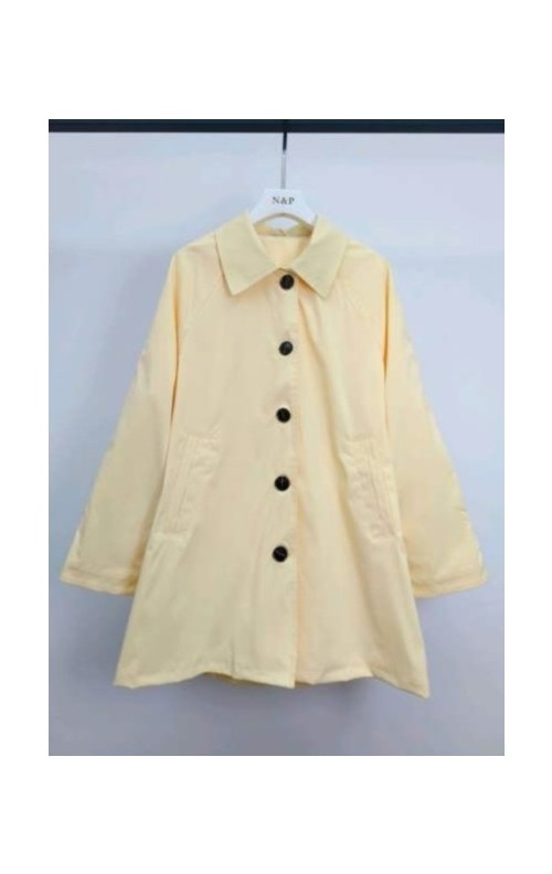 TRENCH LISO AMARILLO
