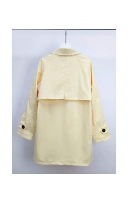 TRENCH LISO AMARILLO