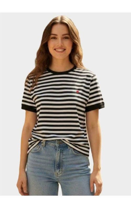 CAMISETA MARIN NEGRO