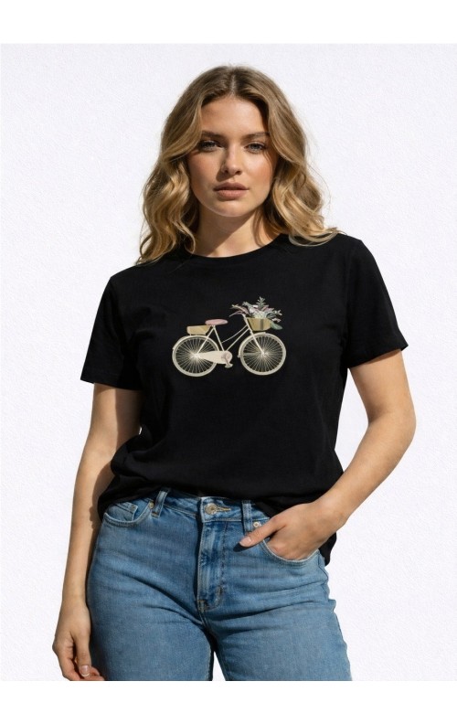 CAMISETA BICI NEGRO