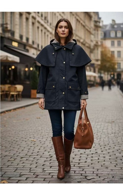 CAZADORA BELFAST MARINO